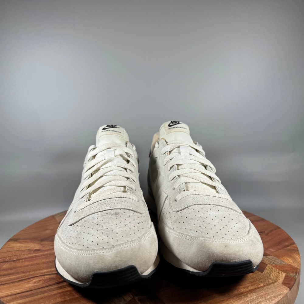 Nike Internationalist Mens Shoes Summit White Sail Olive 631755-101 Size 11 - Picture 2 of 8